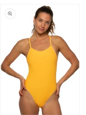 Jolyn Clothing Mango One-Piece Swimsuit  Sz 26